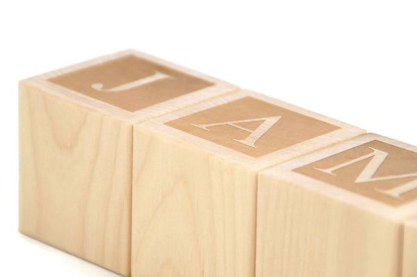 Wooden Name Blocks - Custom Letter Blocks - Handmade Decor