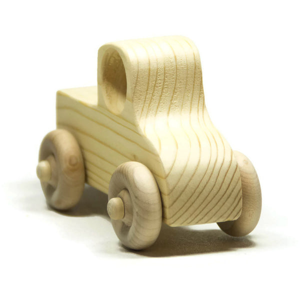 Wooden Toy Car, Wood Toy Truck, Toddler Toy Wood Truck Personalized for Children and Toddlers - Little Wooden Wonders