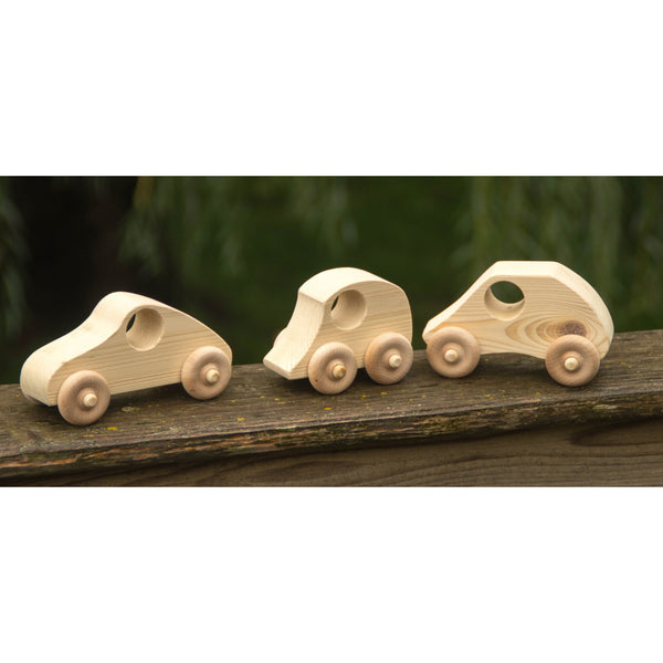 Wooden Toy Truck with Toy Cars - Personalized Toy - Semi Trailer Push Toy for Children and Toddlers - Little Wooden Wonders