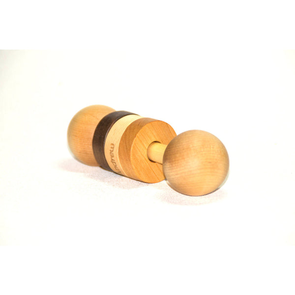 Wooden Baby Rattle - Personalized Wood Rattle - Personalized Baby Toy Baby Gift - Little Wooden Wonders