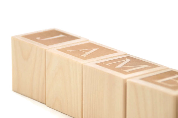 Wooden Name Blocks - Custom Letter Blocks - Handmade Decor