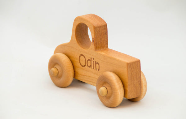 Wooden Toy Pickup Truck, Toy Car for Children - Little Wooden Wonders