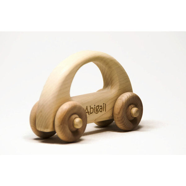 Wooden Toy Car - Personalized Toy Car, Childrens Toy Car, Baby Gift, Baptism Gift, Birthday Gift - Little Wooden Wonders