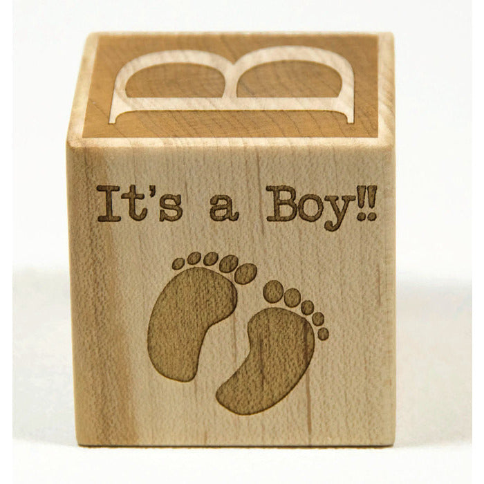 Wooden Baby Block - 3” Personalized - Handmade - Made to Order