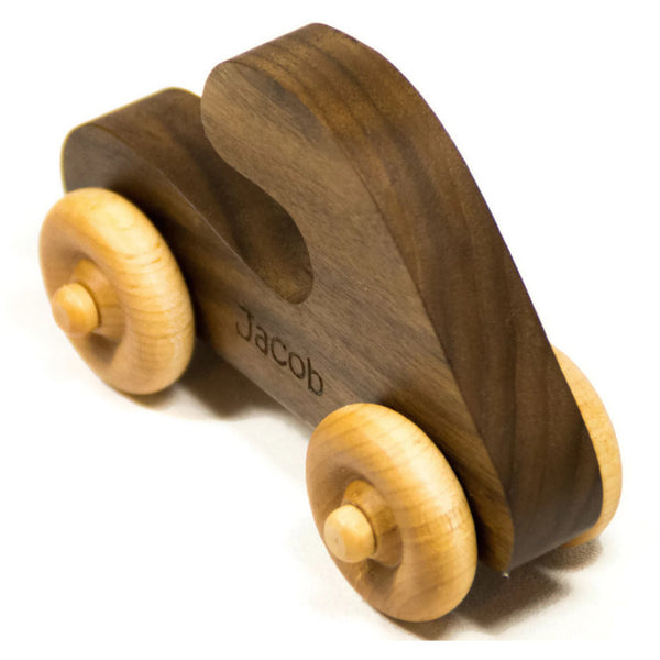 Wooden Toy Car Personalized Push Toy Wooden Children's Car - Little Wooden Wonders
