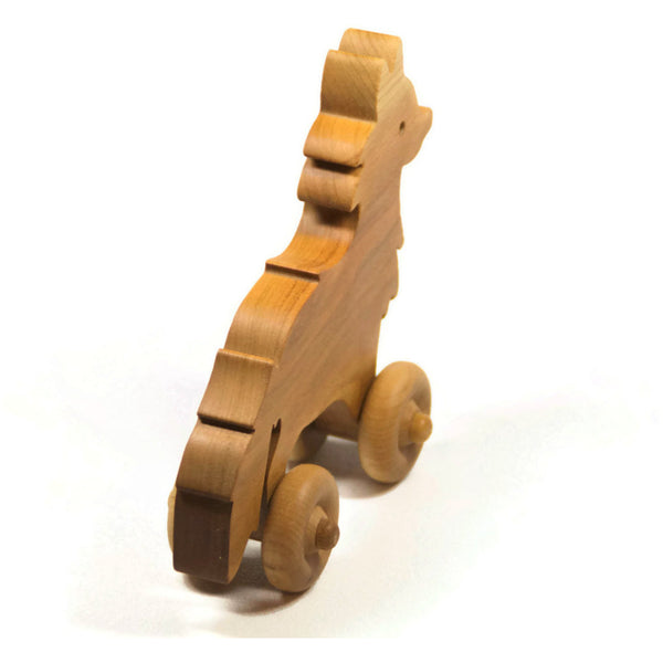 Wooden Toy Car Wooden Car - Fox Car Personalized for Children and Baby - Little Wooden Wonders
