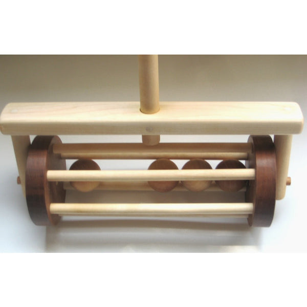 Wooden Toy Lawn Mower Push Toy for Children and Toddlers - Little Wooden Wonders