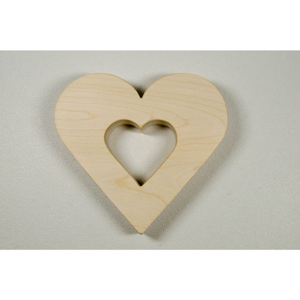 Heart Baby Teether Love All Natural and Eco Friendly - Little Wooden Wonders
