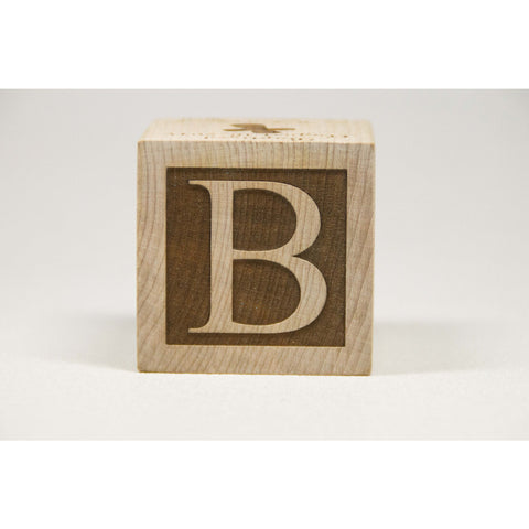  Personalized Wooden Baby Block by Little Wooden