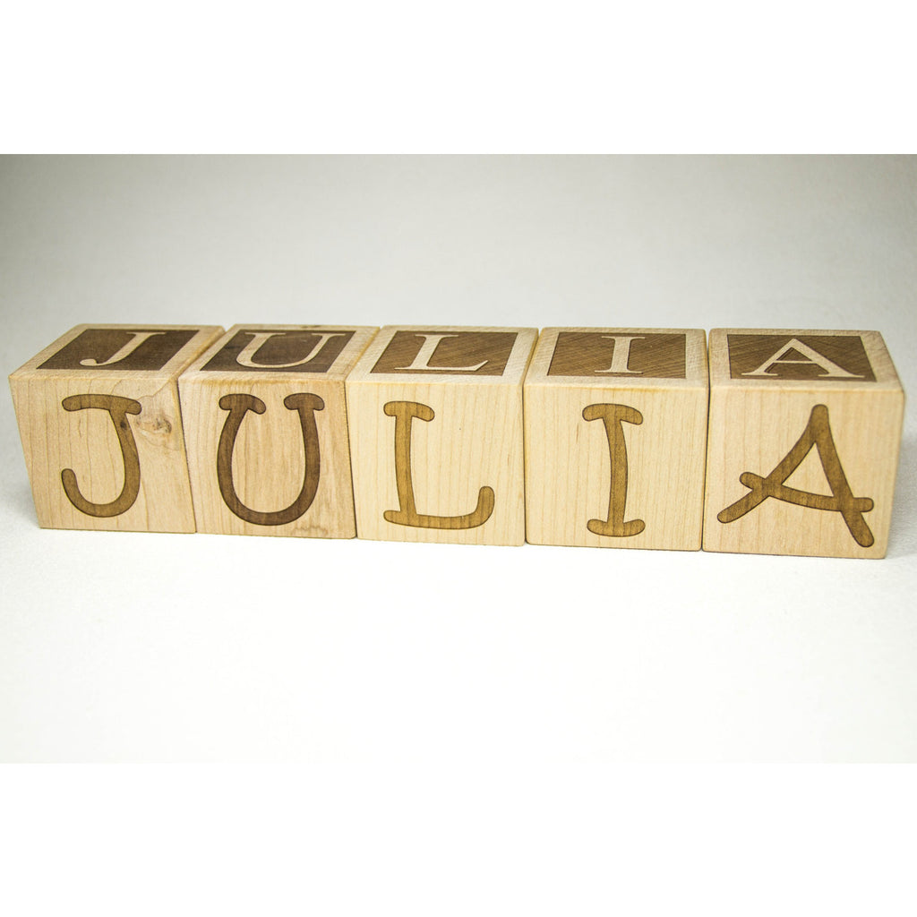 Personalized Wood Name Blocks - Custom Letter Blocks - Handmade Decor -  Handmade Wooden Toys and Puzzles for Children – Little Wooden Wonders